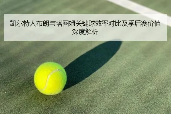 凯尔特人布朗与塔图姆关键球效率对比及季后赛价值深度解析